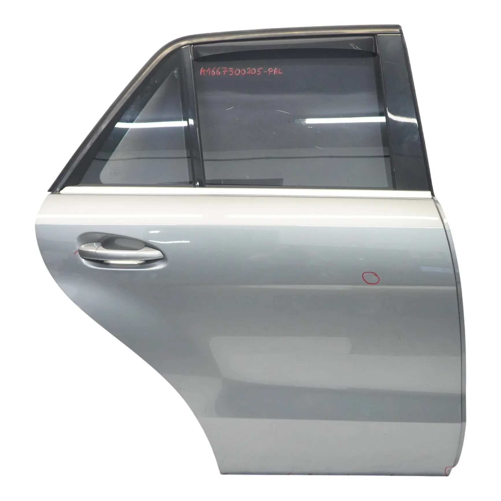 Mercedes ML W166 Porta posteriore destra Palladium Silver Metallic - 792