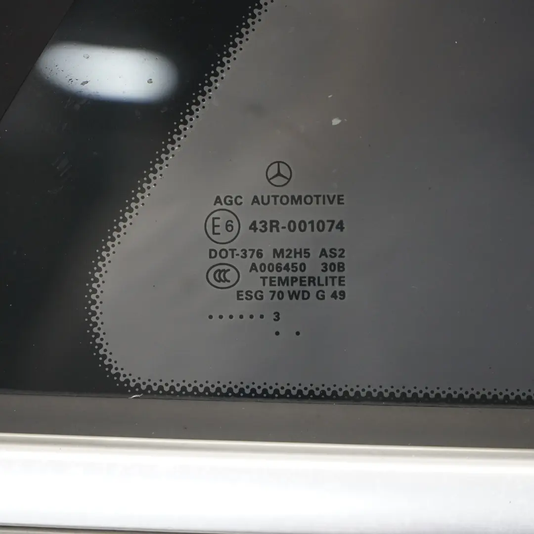 Mercedes ML W166 Tür hinten rechts Palladiumsilber Metallic - 792 - SKU A1667300205-PAL - Teilenummer A1667300205