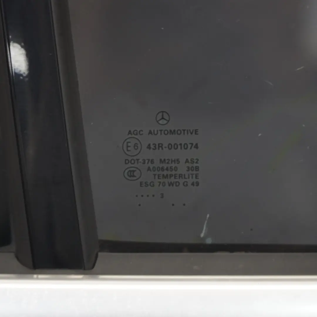 Mercedes ML W166 Tür hinten rechts Palladiumsilber Metallic - 792 - SKU A1667300205-PAL - Teilenummer A1667300205