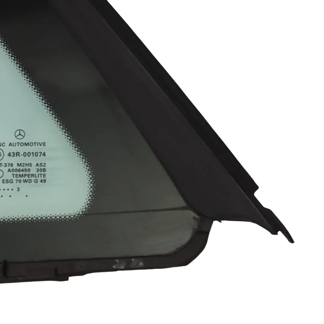 Cristal Puerta Trasera Izquierda Fijo AS2 para Mercedes ML W166 con número de pieza A1667300555 Mercedes ML W166 Cristal Puerta Trasera Izquierda Fijo AS2 - SKU A1667300555 - Número de pieza A1667300555