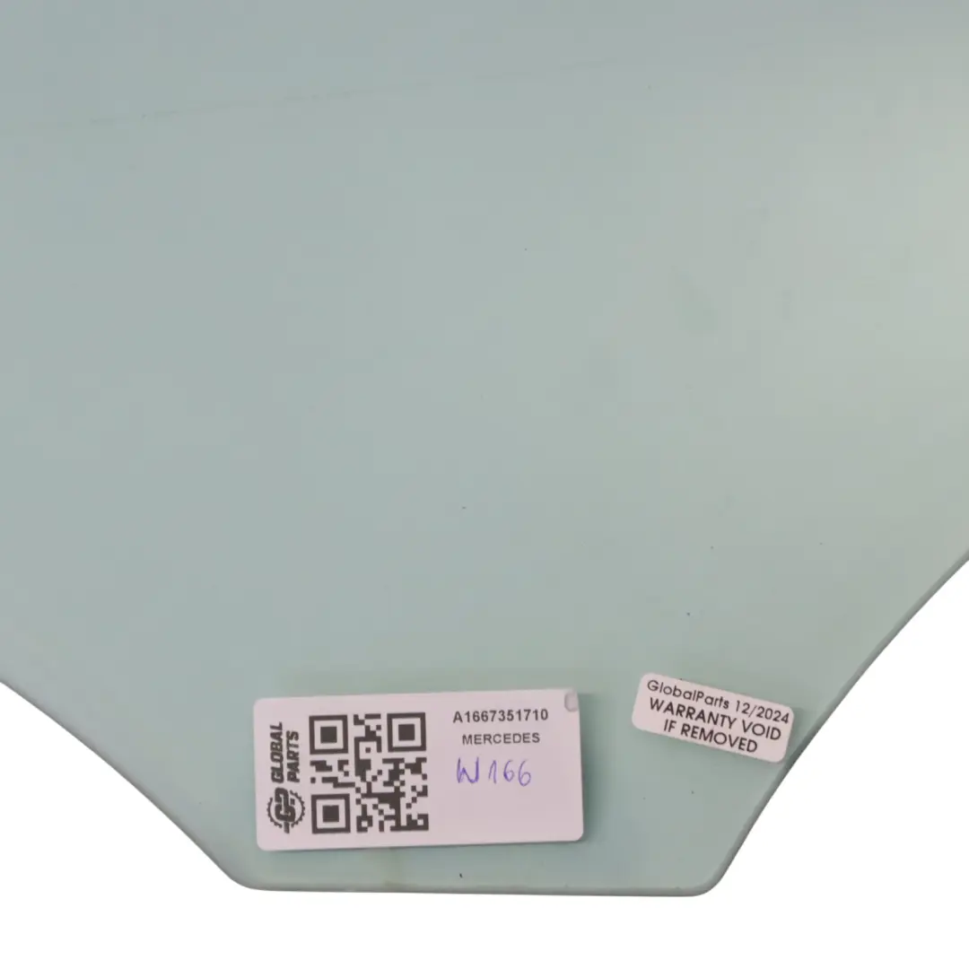 Vitrage Porte Arrière Gauche AS2 ESG pour Mercedes ML W166 à propos du numéro de pièce A1667351710 Mercedes ML W166 Vitrage Porte Arrière Gauche AS2 ESG - SKU A1667351710 - Numéro de pièce A1667351710