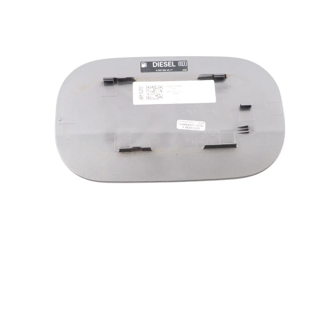 Filler Flap Cap Cover Selenite Grey Metallic - 992 to Mercedes W166 Diesel Fuel with Part number A1667570006 Mercedes W166 Diesel Fuel Filler Flap Cap Cover Selenite Grey Metallic - 992 - SKU A1667570006-SEL - Part number A1667570006