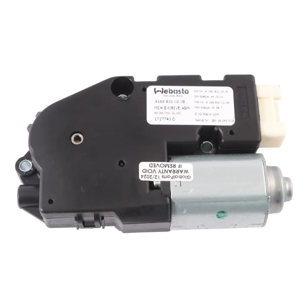 Mercedes GLE W166 Sliding Sunroof Panoramic Motor Drive Actuator - SKU A1668200208 - Part number A1668200208