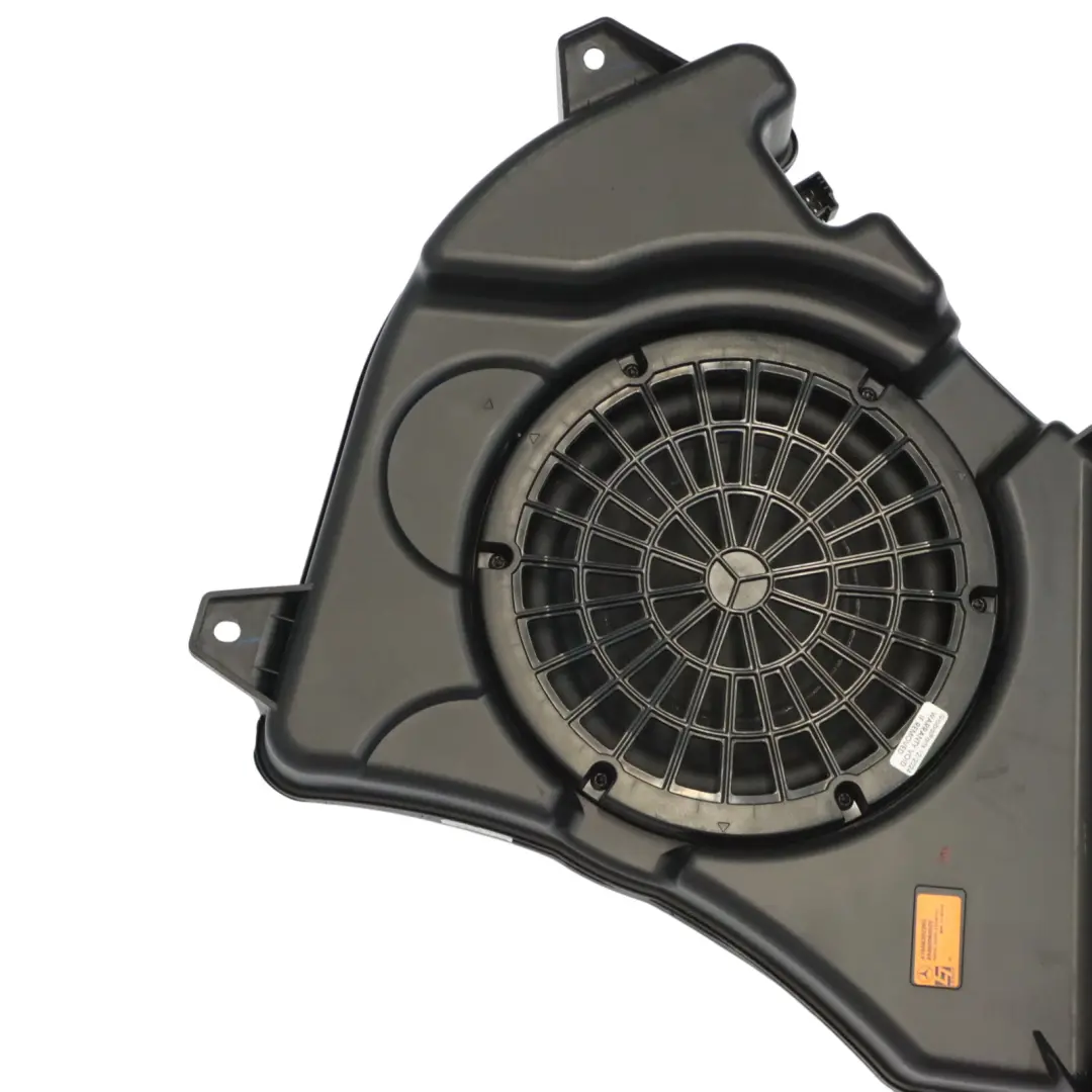 Subwoofer Harman / Kardon Bass Hinten Lautsprecher für Mercedes ML W166 mit Teilenummer A1668202202 Mercedes ML W166 Subwoofer Harman / Kardon Bass Hinten Lautsprecher - SKU A1668202202 - Teilenummer A1668202202