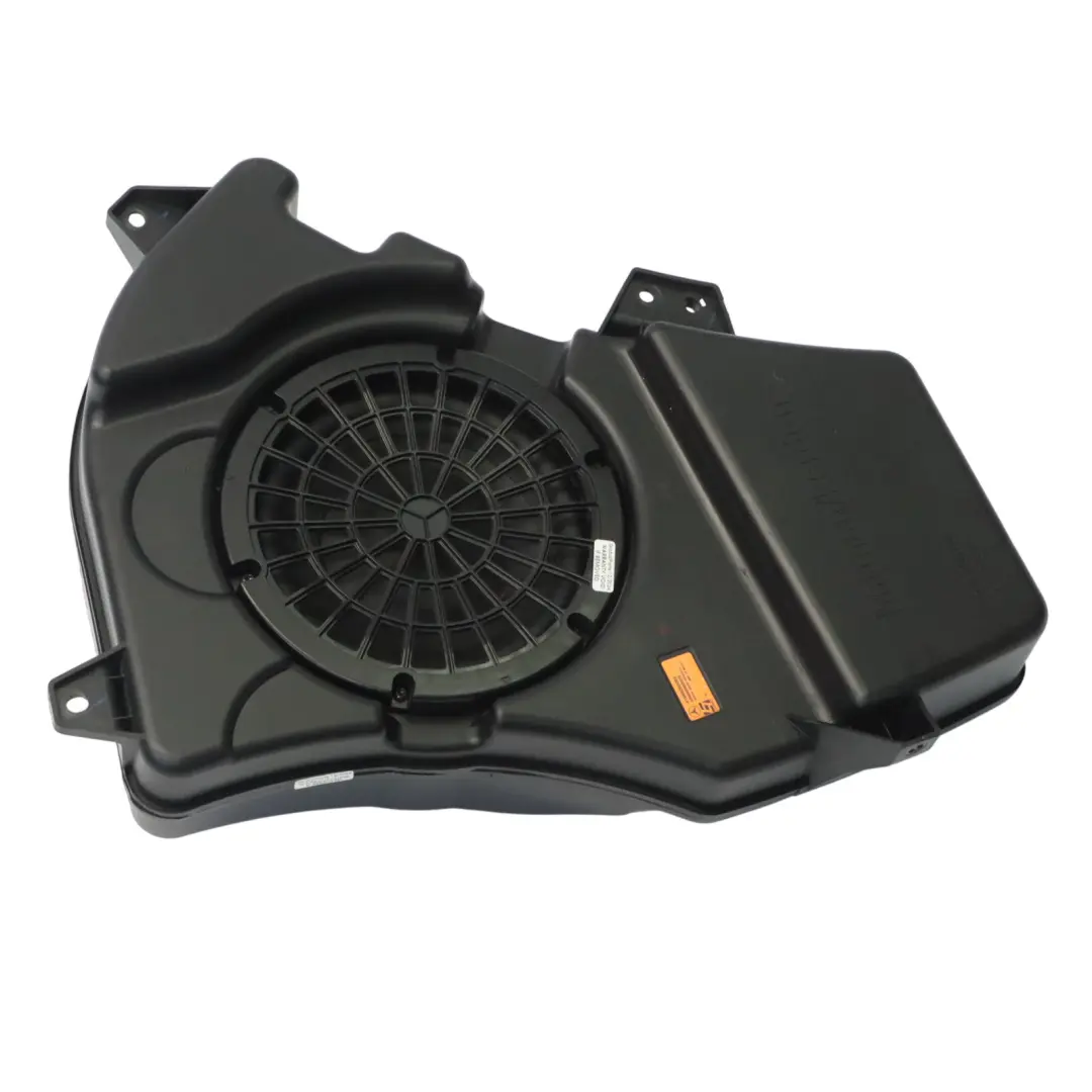 Subwoofer Harman / Kardon Rear Bass Box Speaker to Mercedes ML W166 with Part number A1668202202 Mercedes ML W166 Subwoofer Harman / Kardon Rear Bass Box Speaker - SKU A1668202202 - Part number A1668202202
