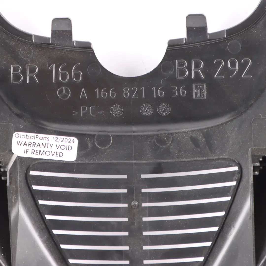 Interior Rear View Mirror Surround Trim Panel to Mercedes W166 with Part number A1668211636 Mercedes W166 Interior Rear View Mirror Surround Trim Panel - SKU A1668211636 - Part number A1668211636