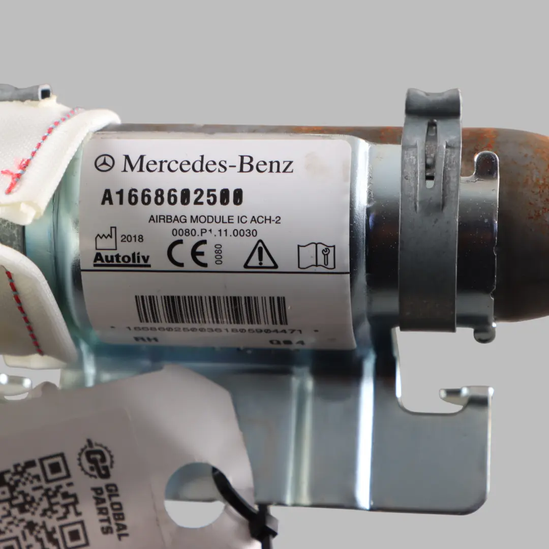 Head Roof Curtain Right O/S Side Air Module to Mercedes GLE 250 AM with Part number A1668602500 Mercedes GLE 250 AM Head Roof Curtain Right O/S Side Air Module - SKU A1668602500 - Part number A1668602500