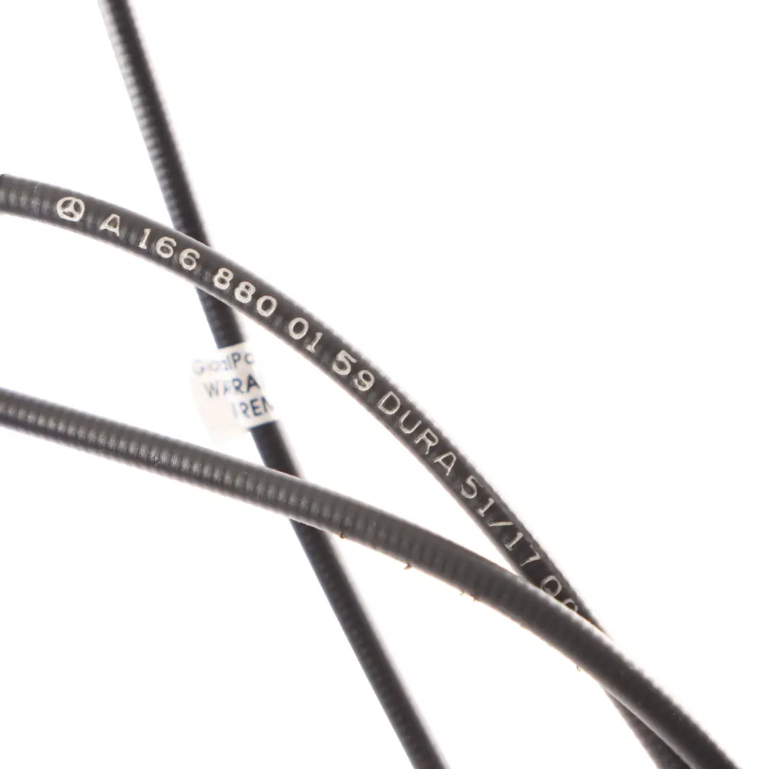 Linka Bowdena Cięgno Zamka Maski do Mercedes W166 o numerze A1668800159 Mercedes W166 Linka Bowdena Cięgno Zamka Maski - SKU A1668800159 - Numer Części A1668800159