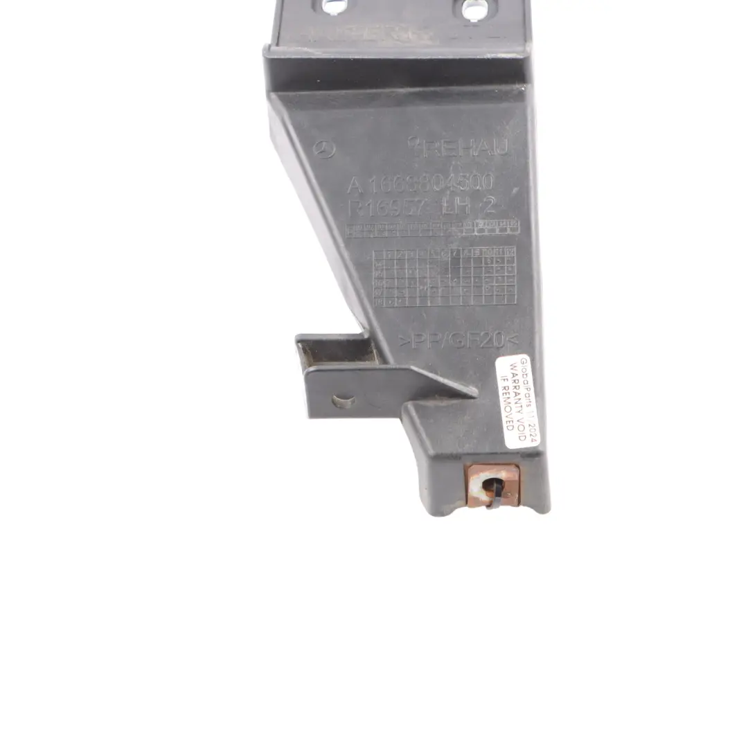 Bumper Carrier Mercedes W166 C292 Rear Left N/S Mount Bracket to with Part number A1668804500 Bumper Carrier Mercedes W166 C292 Rear Left N/S Mount Bracket - SKU A1668804500 - Part number A1668804500