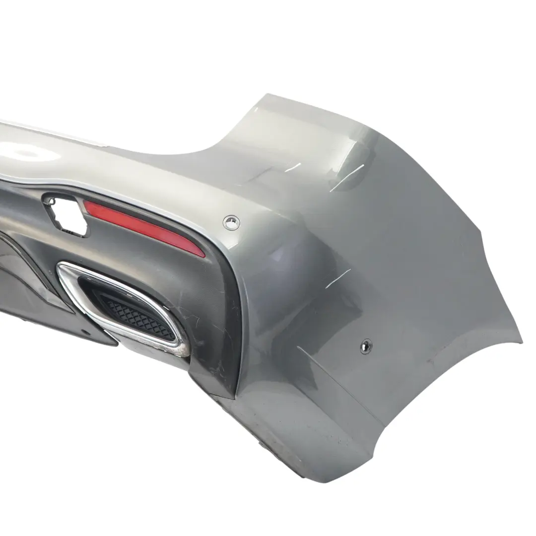 Bumper Rear Trim Panel Covering Selenite Grey Metallic - 992 to Mercedes W166 with Part number A1668851038 Mercedes W166 Bumper Rear Trim Panel Covering Selenite Grey Metallic - 992 - SKU A1668851038-SEL - Part number A1668851038