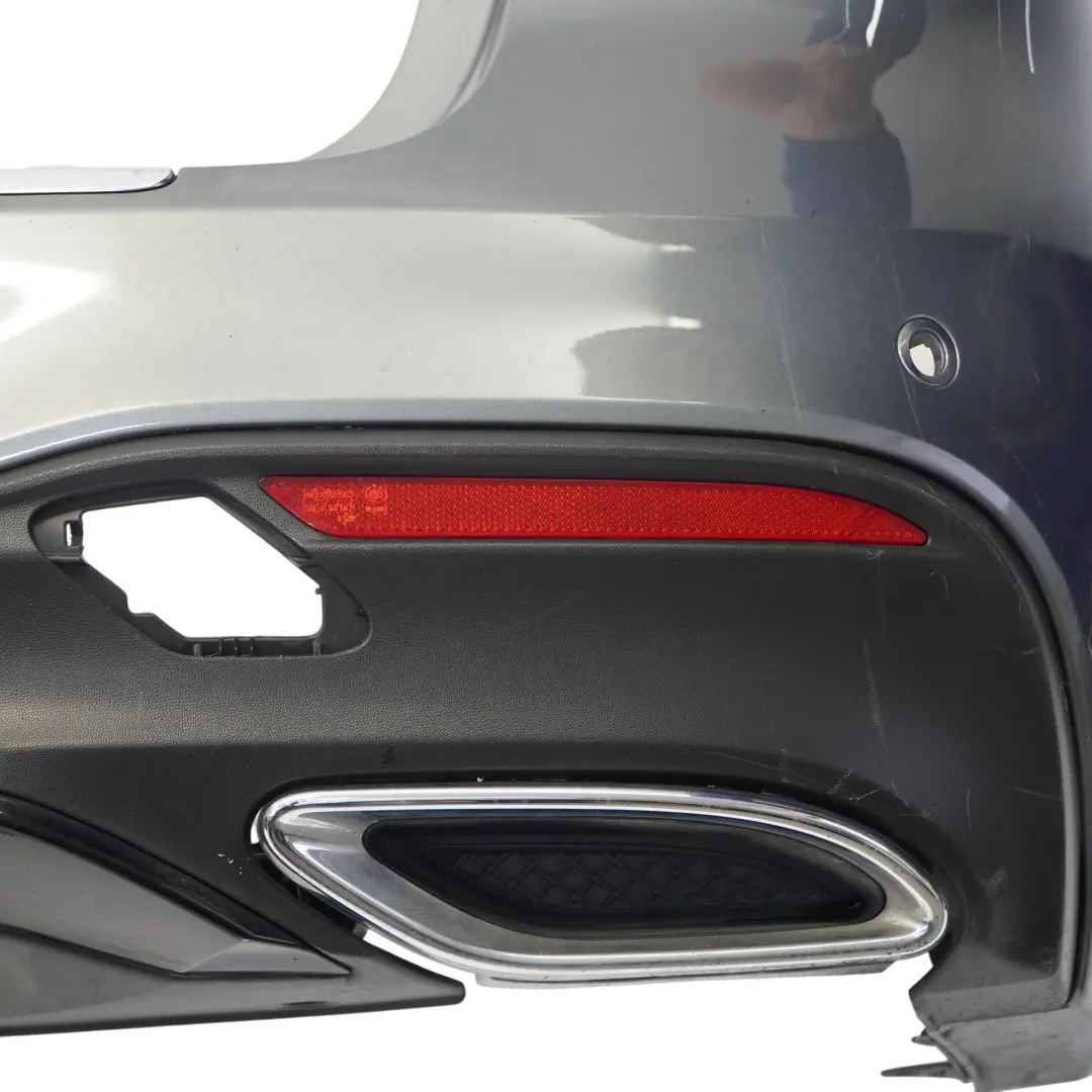 Bumper Rear Trim Panel Covering Selenite Grey Metallic - 992 to Mercedes W166 with Part number A1668851038 Mercedes W166 Bumper Rear Trim Panel Covering Selenite Grey Metallic - 992 - SKU A1668851038-SEL - Part number A1668851038