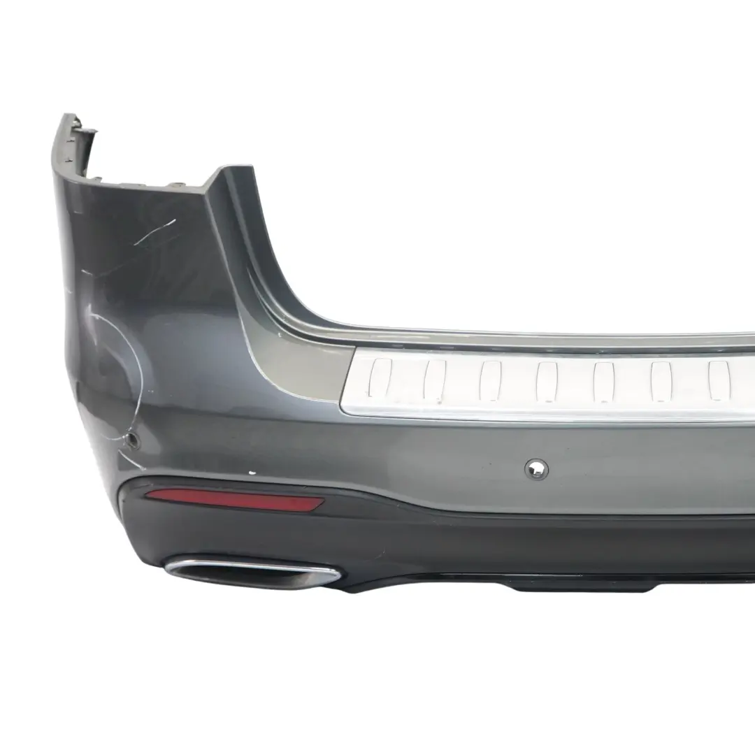 Mercedes W166 Bumper Rear Trim Panel Covering Selenite Grey Metallic - 992 - SKU A1668851038-SEL - Part number A1668851038