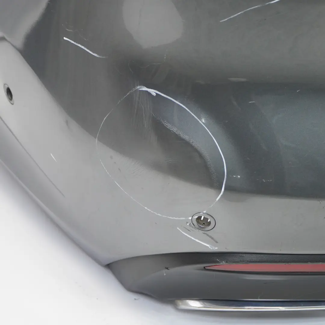 Bumper Rear Trim Panel Covering Selenite Grey Metallic - 992 to Mercedes W166 with Part number A1668851038 Mercedes W166 Bumper Rear Trim Panel Covering Selenite Grey Metallic - 992 - SKU A1668851038-SEL - Part number A1668851038