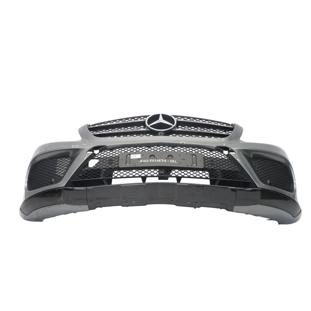 Mercedes W166 Front Bumper AMG Trim Panel Cover Selenite Metallic - 992 - SKU A1668851638-SEL - Part number A1668851638