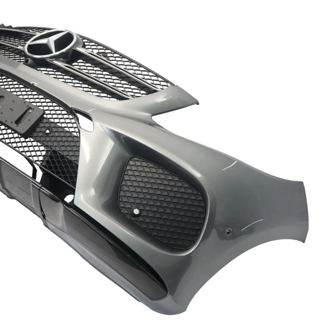 Mercedes W166 Front Bumper AMG Trim Panel Cover Selenite Metallic - 992 - SKU A1668851638-SEL - Part number A1668851638