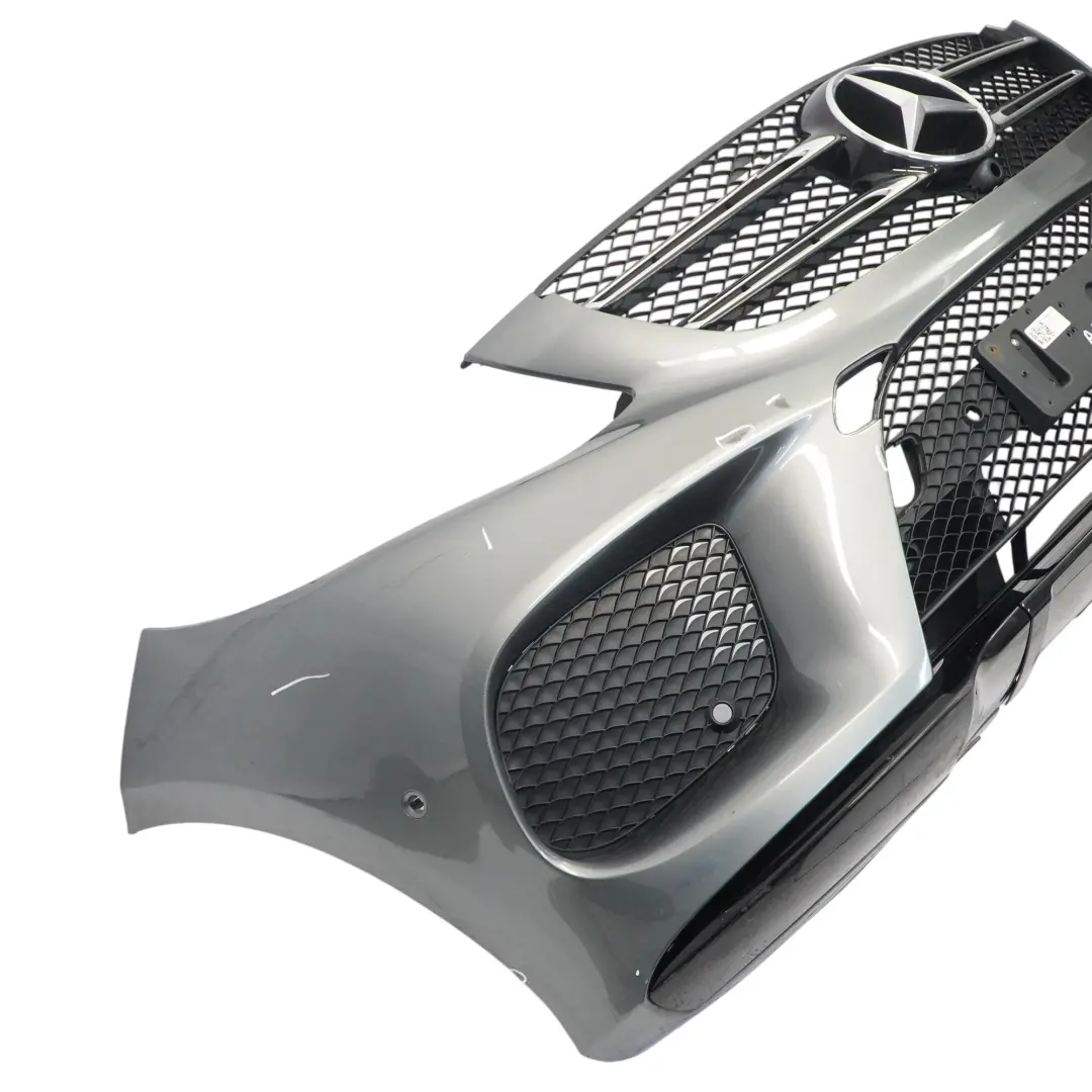 Mercedes W166 Front Bumper AMG Trim Panel Cover Selenite Metallic - 992 - SKU A1668851638-SEL - Part number A1668851638