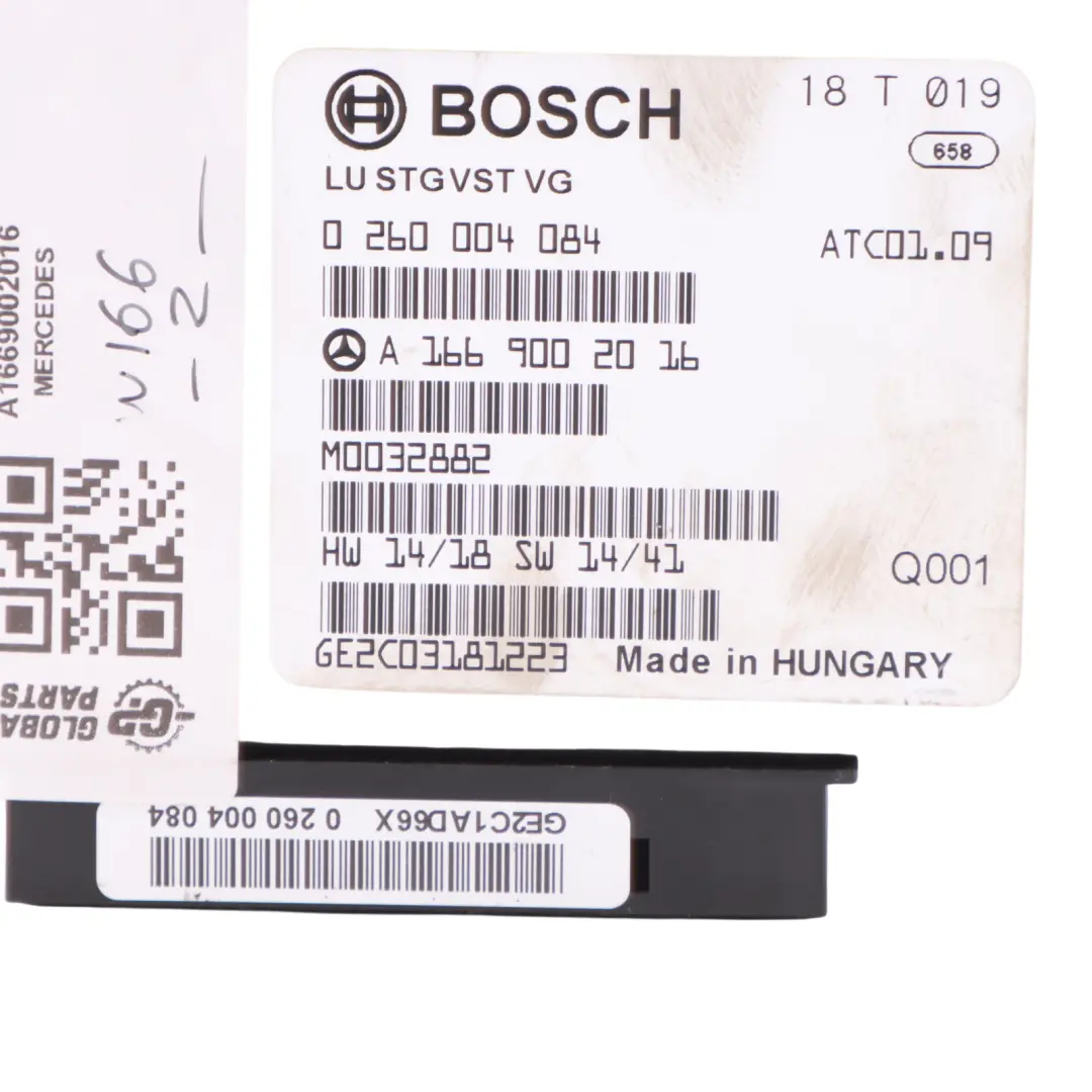 Mercedes ML W166 Transfer Case Gearbox Module Control Unit - SKU A1669002016 - Part number A1669002016