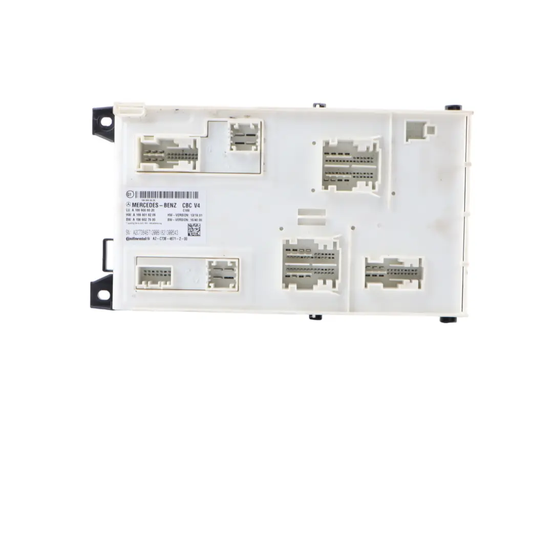 Mercedes W166 Módulo de unidad de control SAM BCM frontal CBC V4 ECU - SKU A1669006020 - Número de pieza A1669006020