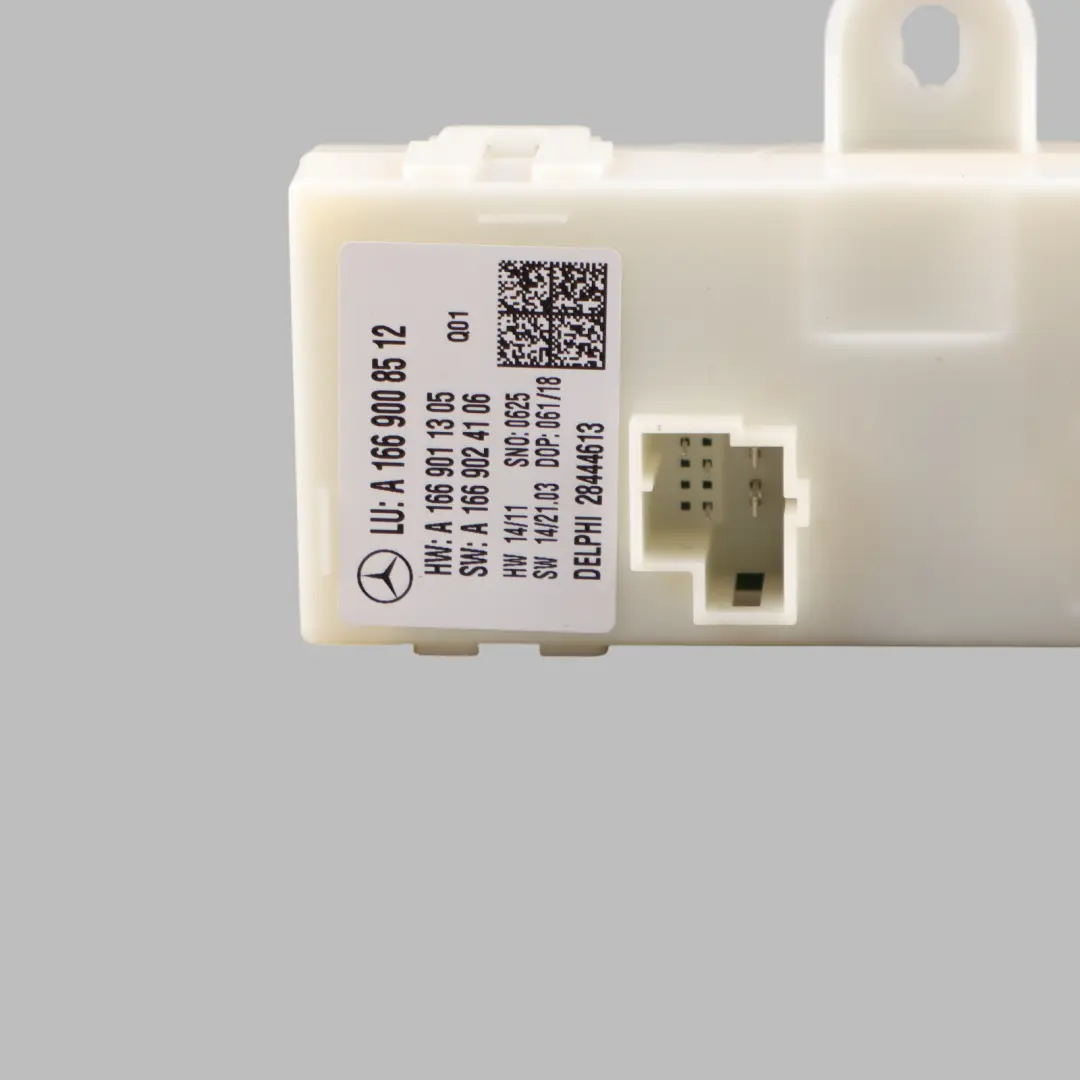 Trunk Control Module Unit to Mercedes GLE 250 AM Tailgate with Part number A1669008512 Mercedes GLE 250 AM Tailgate Trunk Control Module Unit - SKU A1669008512 - Part number A1669008512