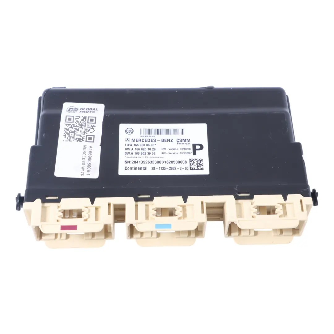 Module Mercedes W176 W246 Front Left N/S Memory Control Unit to Seat with Part number A1669008606 Seat Module Mercedes W176 W246 Front Left N/S Memory Control Unit - SKU A1669008606-1 - Part number A1669008606