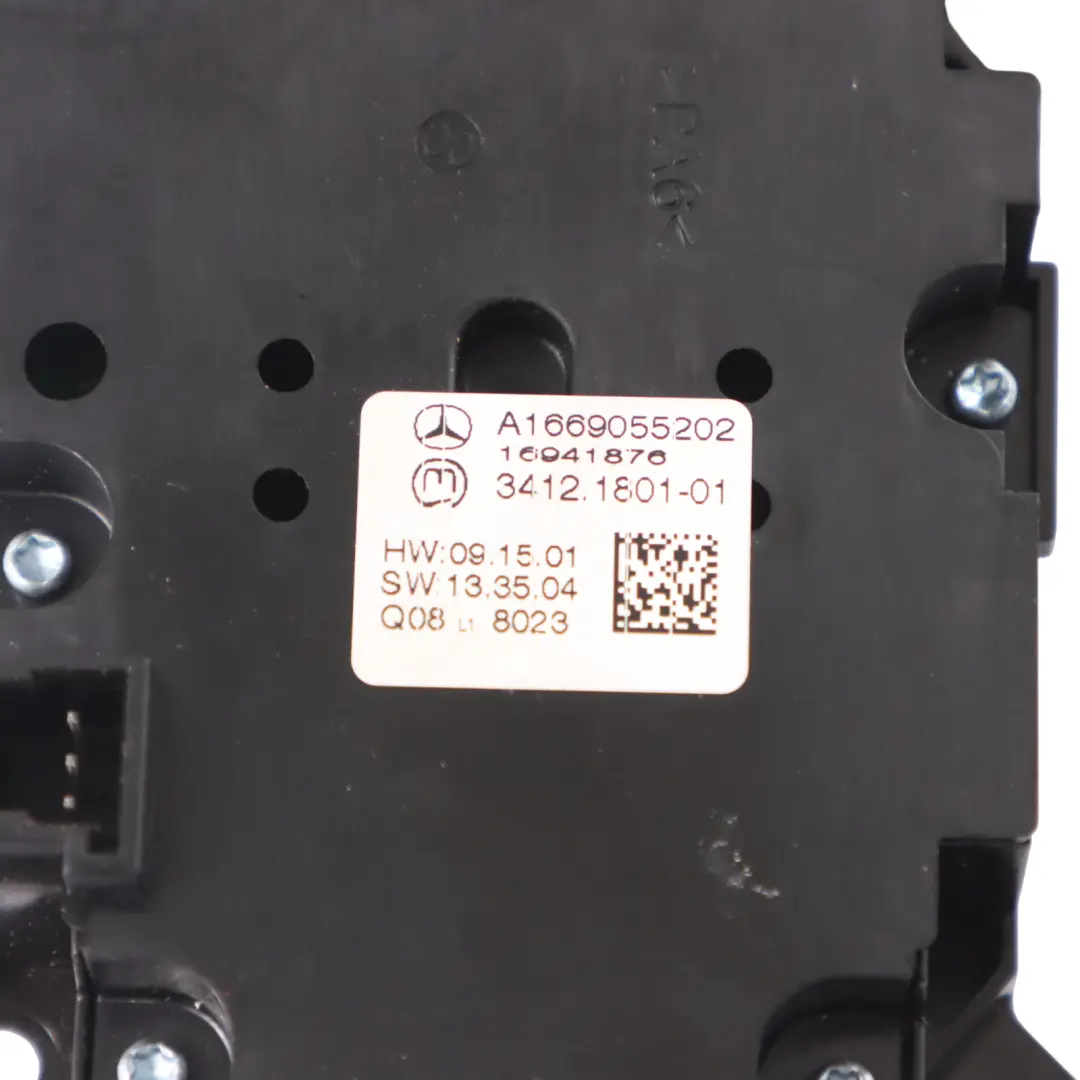 Consola Central Panel de Interruptores Control para Mercedes GLE W166 con número de pieza A1669055202 Mercedes GLE W166 Consola Central Panel de Interruptores Control - SKU A1669055202 - Número de pieza A1669055202