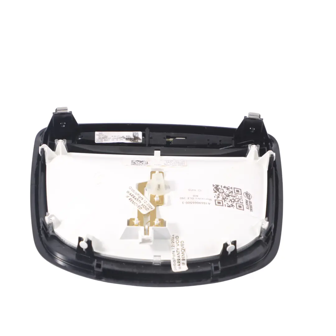 Luce Cabina Luce Interna Tetto Posteriore Nero per Mercedes ML W166 con numero di parte A1669066500 Mercedes ML W166 Luce Cabina Luce Interna Tetto Posteriore Nero - SKU A1669066500-3 - Numero di parte A1669066500
