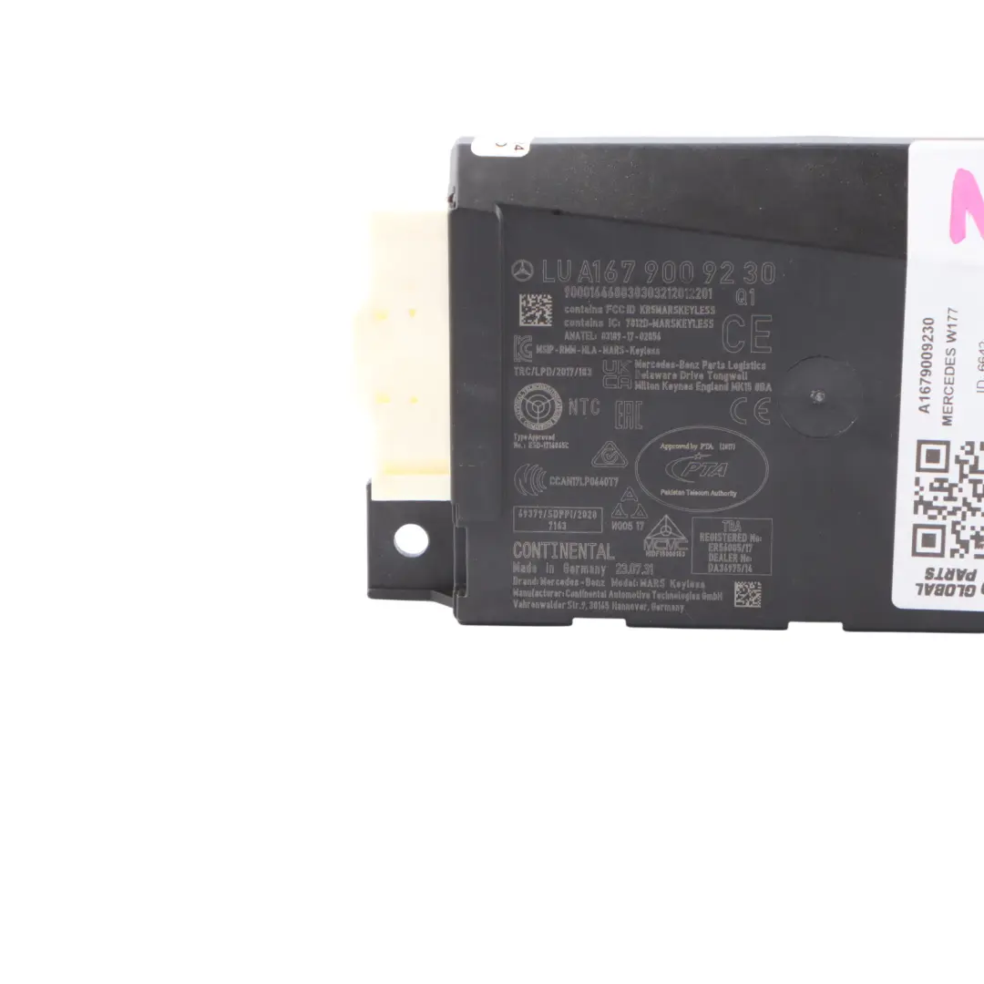 Mercedes C118 W167 W177 W243 W247 Ignition Control Module Unit ECU - SKU A1679009230 - Part number A1679009230