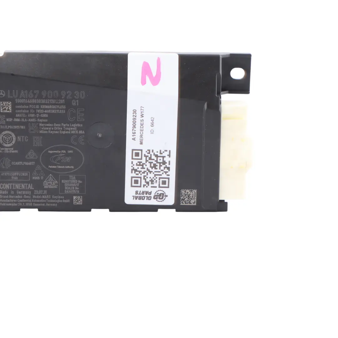 W167 W177 W243 W247 Module Unité Contrôle Sans Clé pour Mercedes C118 à propos du numéro de pièce A1679009230 Mercedes C118 W167 W177 W243 W247 Module Unité Contrôle Sans Clé - SKU A1679009230 - Numéro de pièce A1679009230