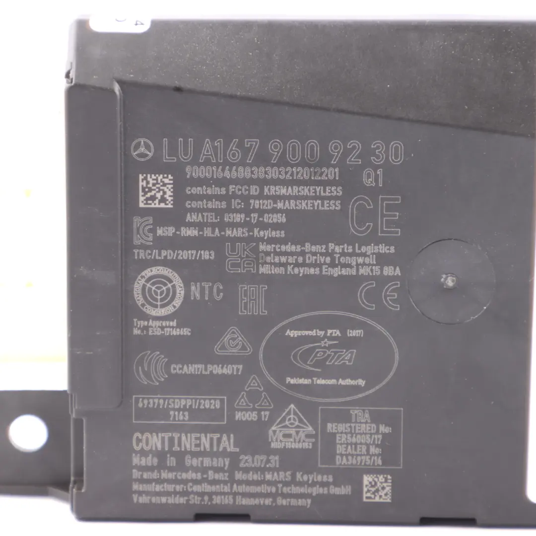 W167 W177 W243 W247 Keyless Control Module Unit ECU to Mercedes C118 with Part number A1679009230 Mercedes C118 W167 W177 W243 W247 Keyless Control Module Unit ECU - SKU A1679009230 - Part number A1679009230