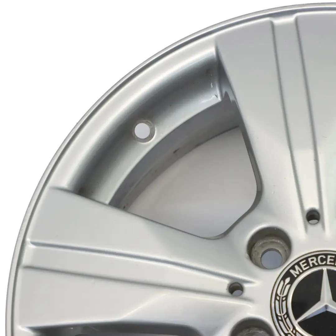 Mercedes W169 W245 Silver Alloy Wheel Rim 16" 6J ET:46 - SKU A1694012202-1 - Part number A1694012202