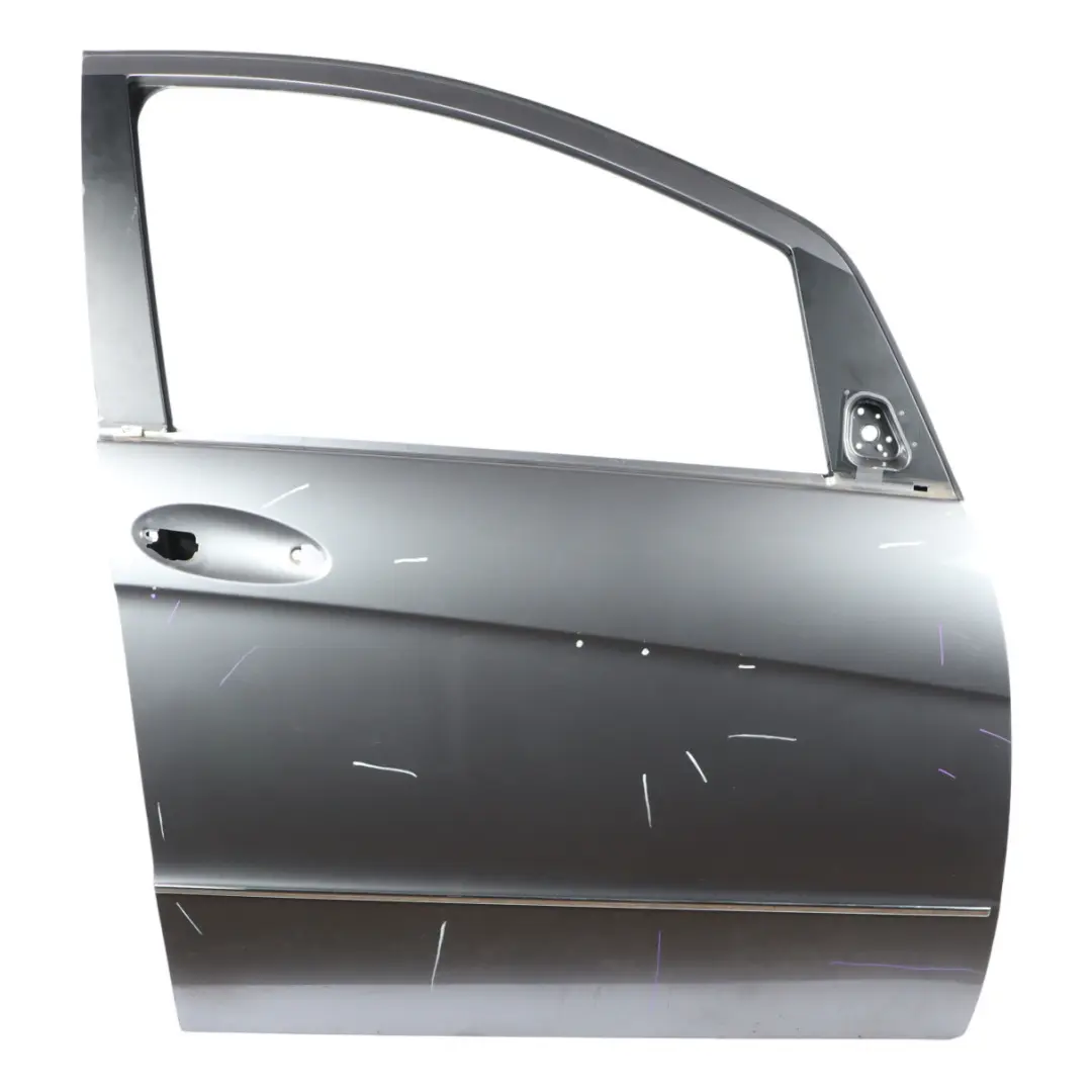 Door Front Right O/S Mountain Grey Metallic - 787 to Mercedes W169 with Part number A1697202205 Mercedes W169 Door Front Right O/S Mountain Grey Metallic - 787 - SKU A1697202205-MG - Part number A1697202205