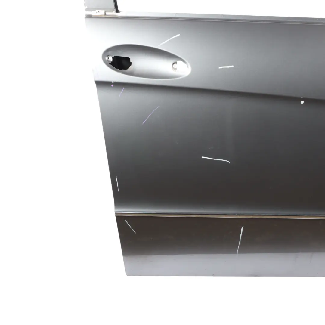 Door Front Right O/S Mountain Grey Metallic - 787 to Mercedes W169 with Part number A1697202205 Mercedes W169 Door Front Right O/S Mountain Grey Metallic - 787 - SKU A1697202205-MG - Part number A1697202205