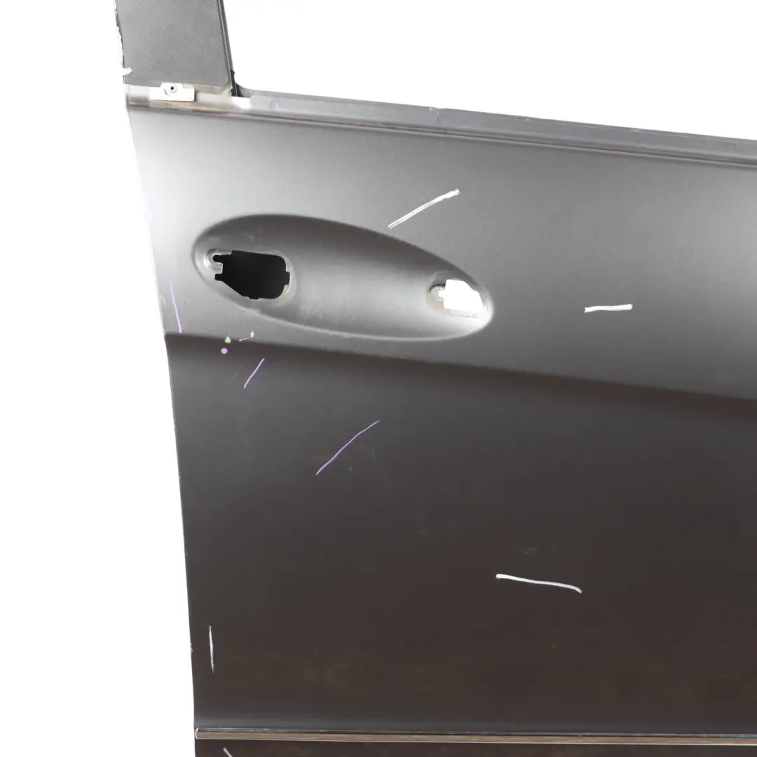 Door Front Right O/S Mountain Grey Metallic - 787 to Mercedes W169 with Part number A1697202205 Mercedes W169 Door Front Right O/S Mountain Grey Metallic - 787 - SKU A1697202205-MG - Part number A1697202205