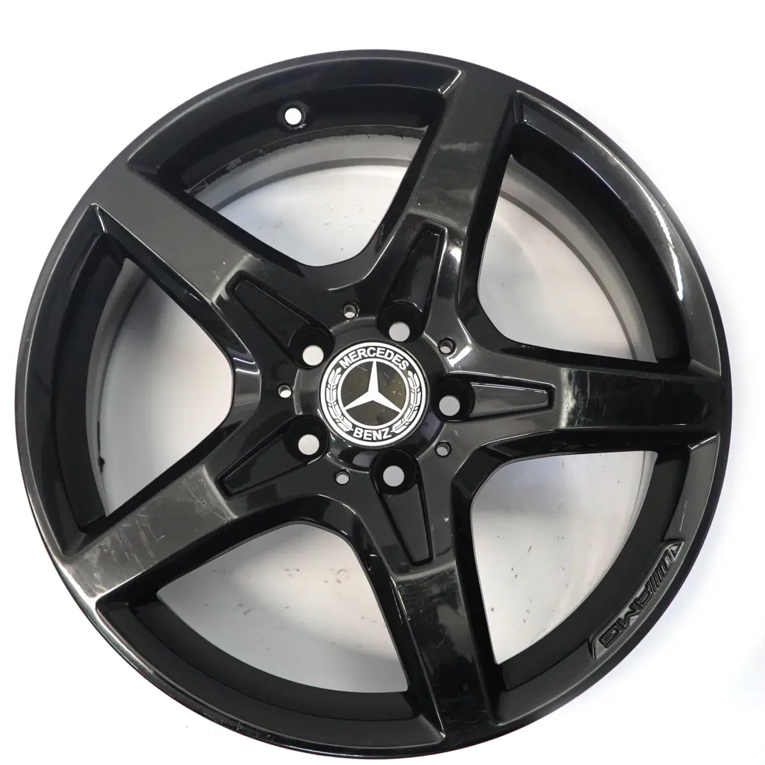 Llanta aleación delantera negra 18" 7,5J ET:42 para Mercedes SLK R172 AMG con número de pieza A1724012602 Mercedes SLK R172 AMG Llanta aleación delantera negra 18" 7,5J ET:42 - SKU A1724012602-2 - Número de pieza A1724012602