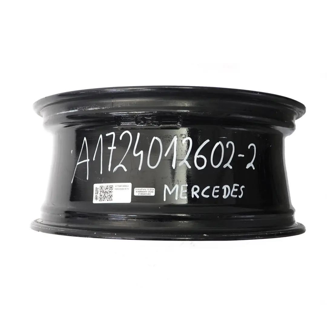 Front Black Alloy Wheel Rim 18" 7,5J ET:42 Mercedes SLK R172 AMG - SKU A1724012602-2 - Part number A1724012602