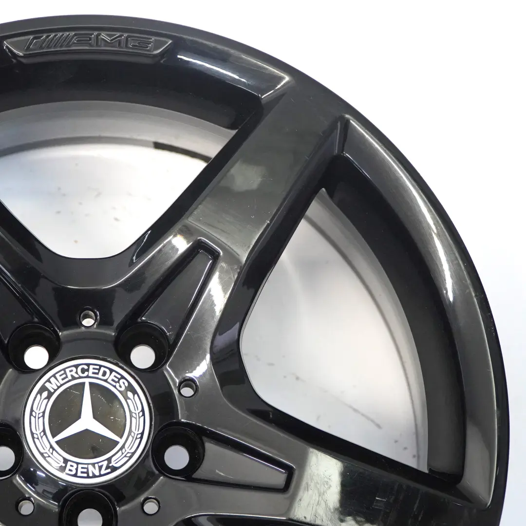 Front Black Alloy Wheel Rim 18" 7,5J ET:42 Mercedes SLK R172 AMG - SKU A1724012602-2 - Part number A1724012602