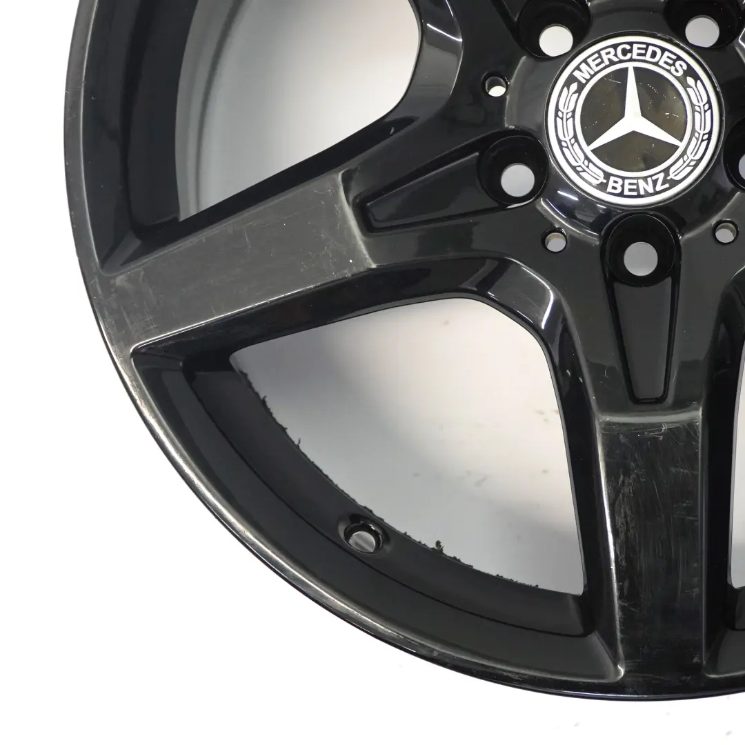 Mercedes SLK R172 AMG Cerchio in lega anteriore nero 18" 7,5J ET:42 - SKU A1724012602-2 - Numero di parte A1724012602