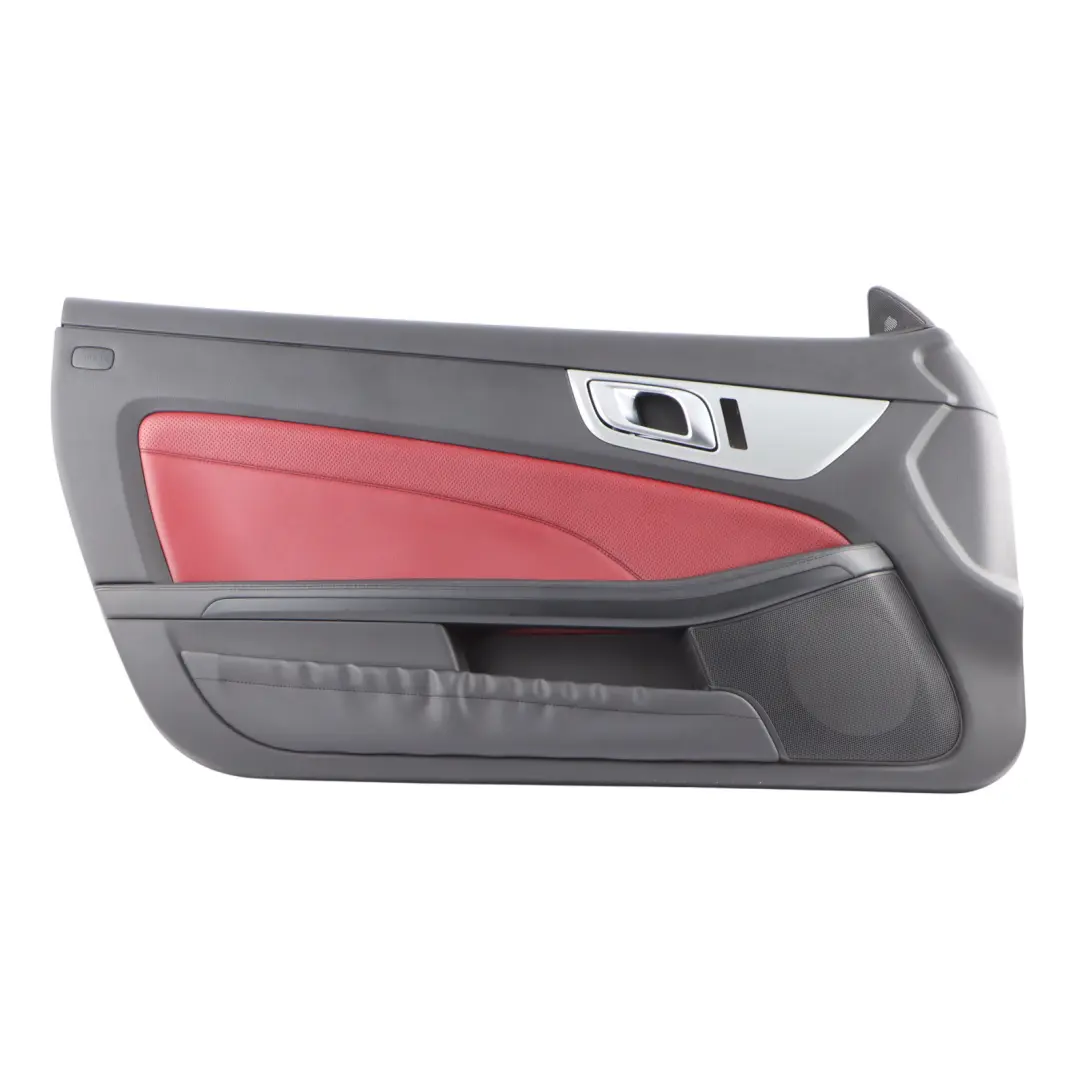 Mercedes SLK R172 Roadster Door Front Left N/S Card Panel Trim Black Bengal Red - SKU A1727209500 - Part number A1727209500