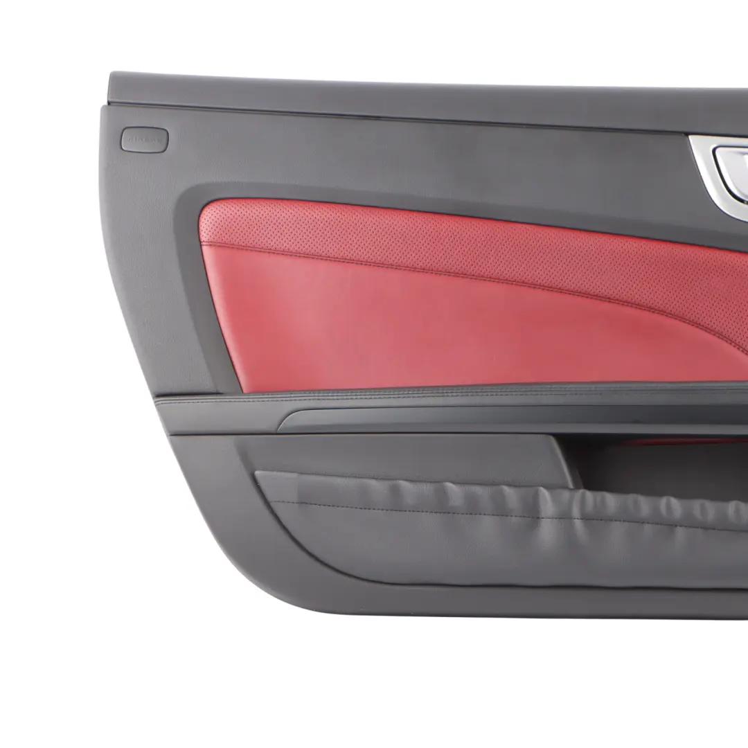 Mercedes SLK R172 Roadster Door Front Left N/S Card Panel Trim Black Bengal Red - SKU A1727209500 - Part number A1727209500