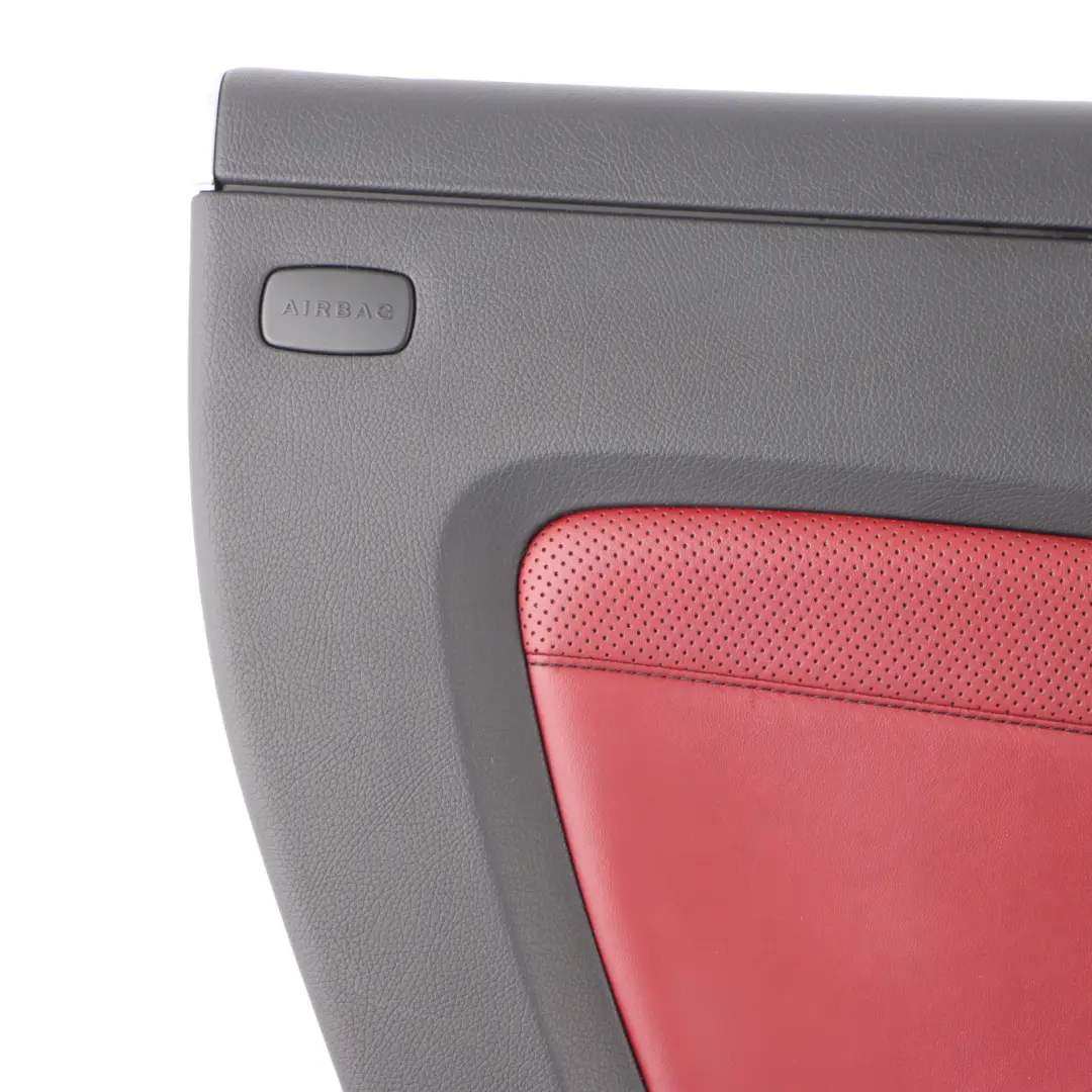 Mercedes SLK R172 Roadster Door Front Left N/S Card Panel Trim Black Bengal Red - SKU A1727209500 - Part number A1727209500