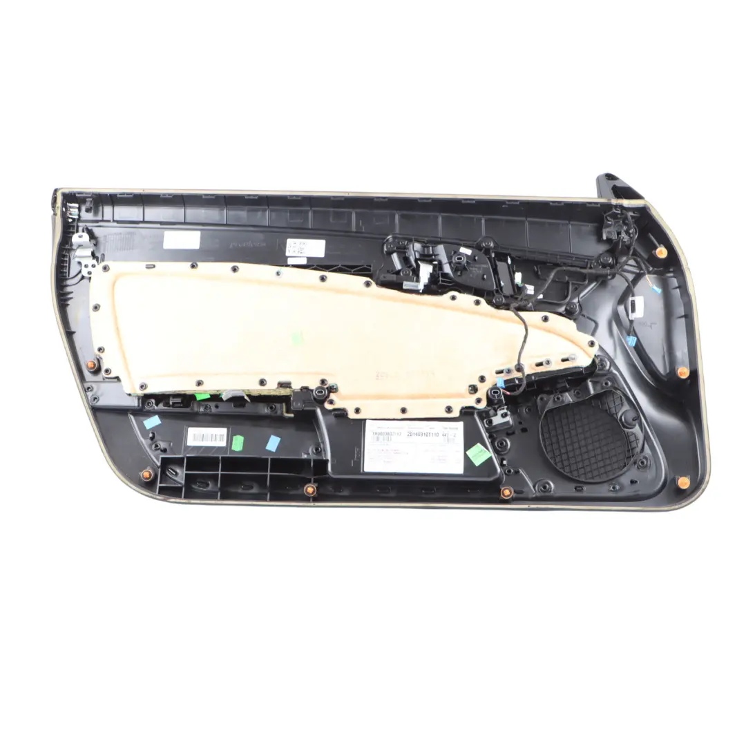 Door Front Right O/S Card Panel Trim Black Bengal Red to Mercedes SLK R172 Roadster with Part number A1727209600 Mercedes SLK R172 Roadster Door Front Right O/S Card Panel Trim Black Bengal Red - SKU A1727209600 - Part number A1727209600