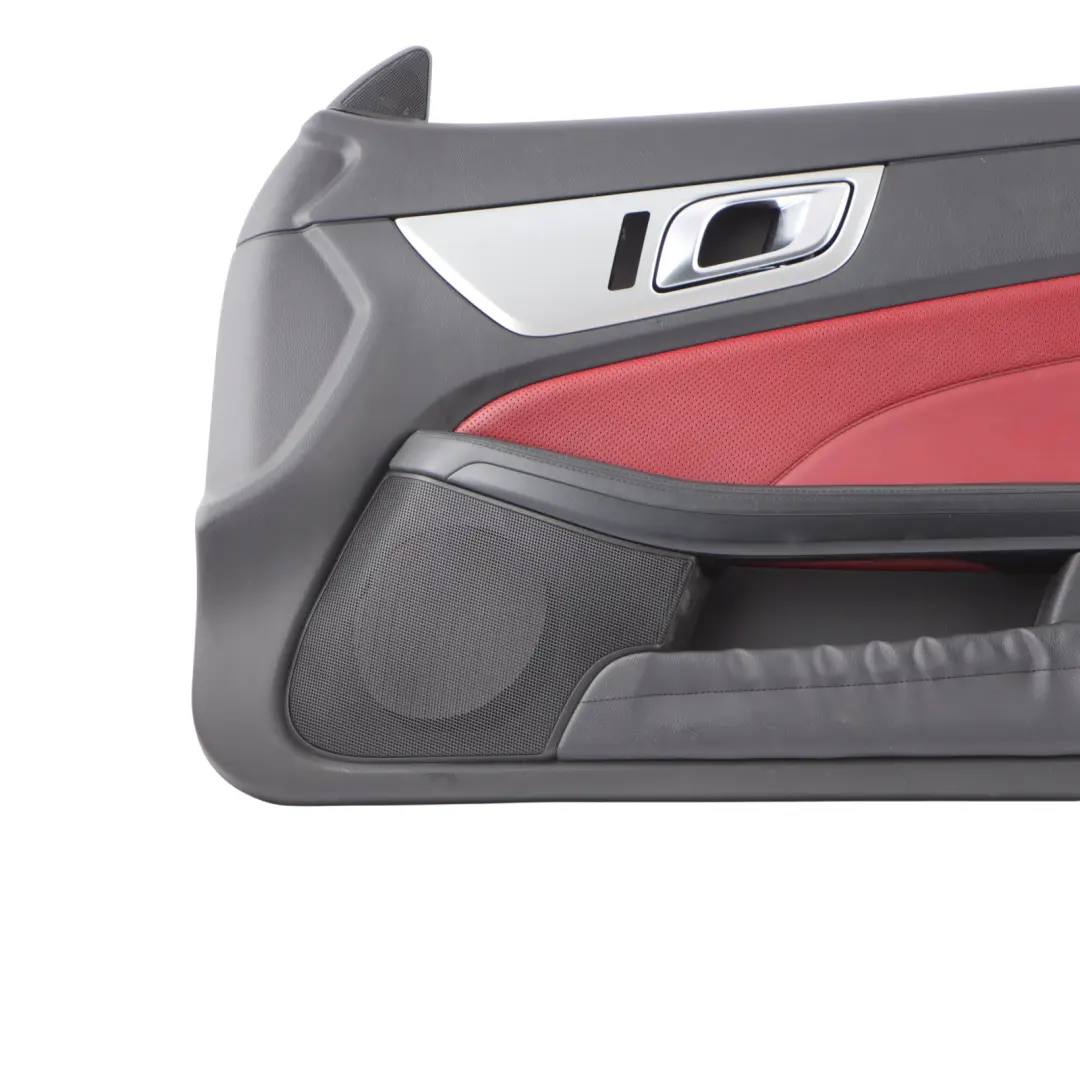 Mercedes SLK R172 Roadster Door Front Right O/S Card Panel Trim Black Bengal Red - SKU A1727209600 - Part number A1727209600