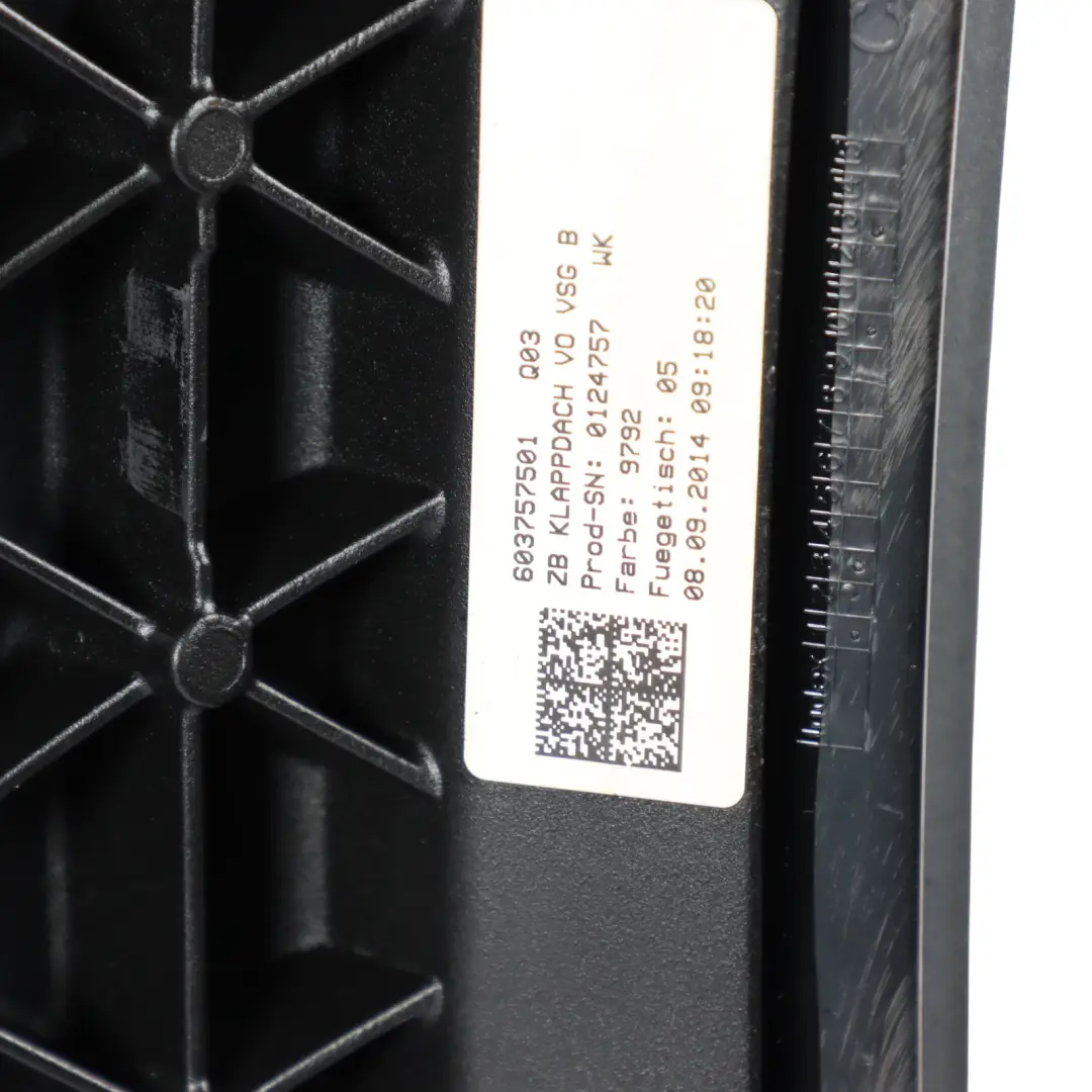 Folding Top Roof Front Covering Panel Cover Palladium Silver - 792 to Mercedes R172 with Part number A1727901740 Mercedes R172 Folding Top Roof Front Covering Panel Cover Palladium Silver - 792 - SKU A1727901740-PAL - Part number A1727901740