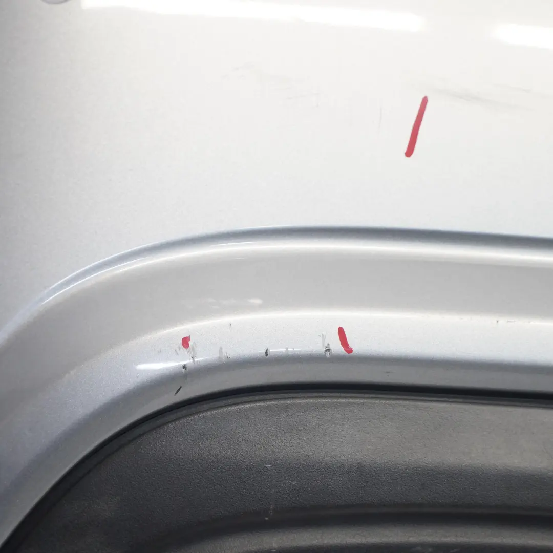 Bumper AMG Trim Panel Covering Palladium Silver - 792 to Mercedes SLK R172 Rear with Part number A1728851425 Mercedes SLK R172 Rear Bumper AMG Trim Panel Covering Palladium Silver - 792 - SKU A1728851425-PAL - Part number A1728851425