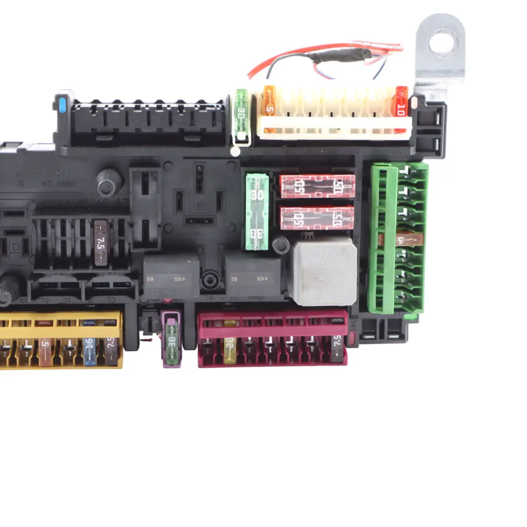 Fuse Box SAM Relay Control Unit Module to Mercedes SLK R172 Rear with Part number A1729002609 Mercedes SLK R172 Rear Fuse Box SAM Relay Control Unit Module - SKU A1729002609-1 - Part number A1729002609