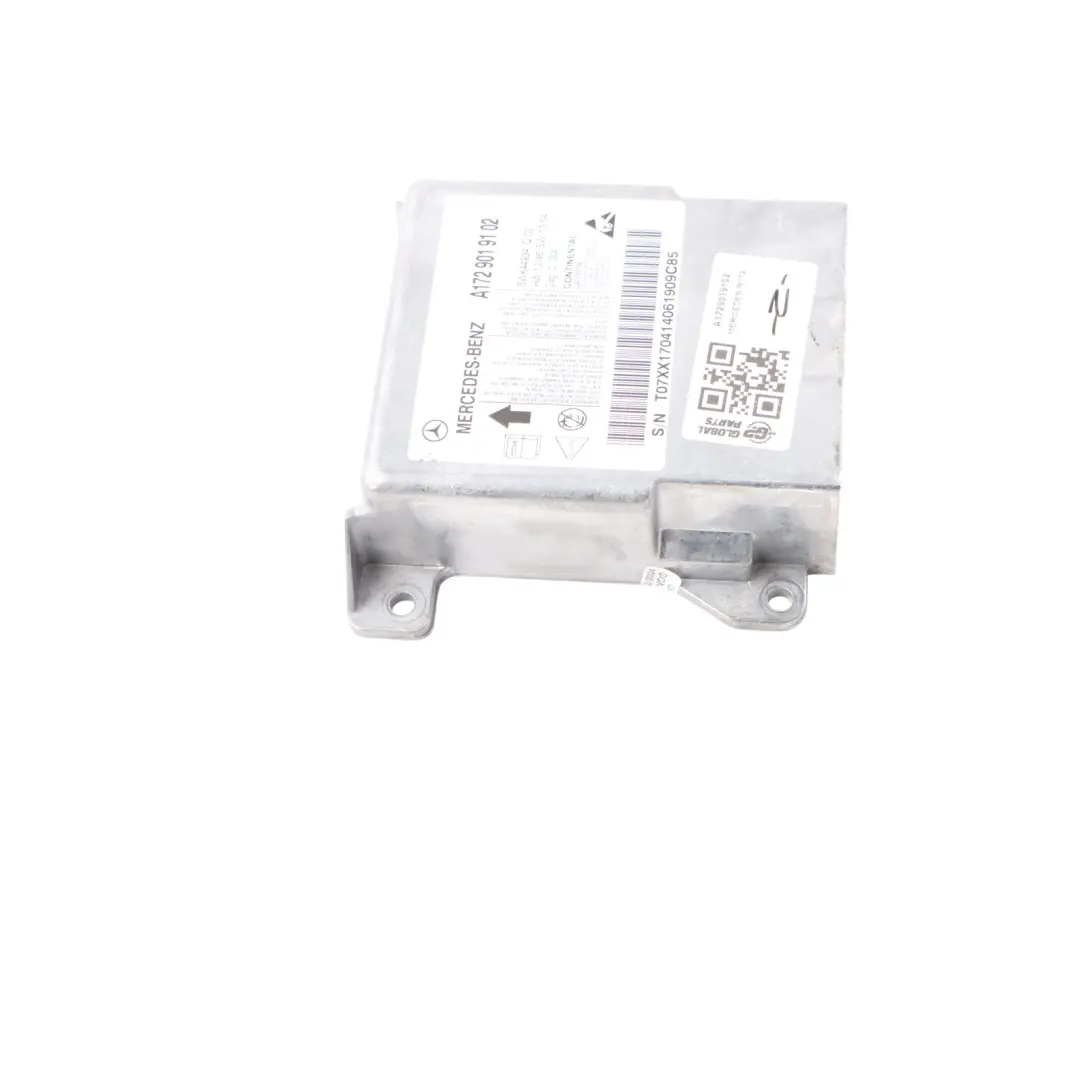 Mercedes SLK R172 SRS Control Module Belt Tensioner Bag Sensor Unit 1729019102 - SKU A1729019102 - Part number A1729019102
