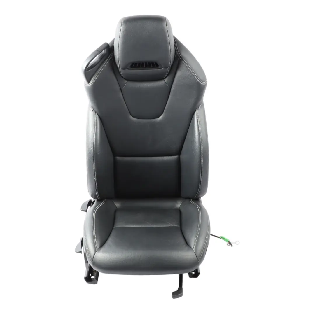 Front Right Seat O/S Black Leather Interior to Mercedes SLK R172 with Part number A1729100647 Mercedes SLK R172 Front Right Seat O/S Black Leather Interior - SKU A1729100647 - Part number A1729100647