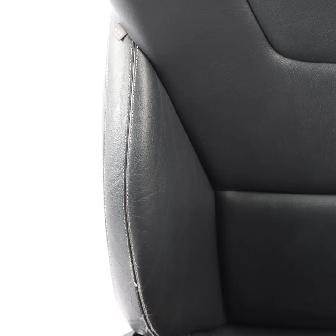 Front Right Seat O/S Black Leather Interior to Mercedes SLK R172 with Part number A1729100647 Mercedes SLK R172 Front Right Seat O/S Black Leather Interior - SKU A1729100647 - Part number A1729100647