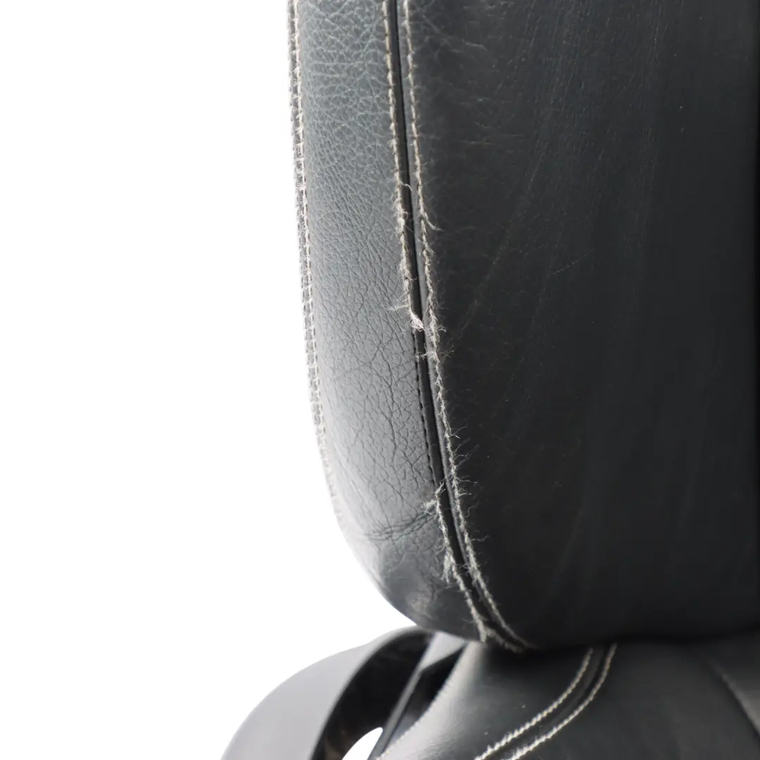 Front Right Seat O/S Black Leather Interior to Mercedes SLK R172 with Part number A1729100647 Mercedes SLK R172 Front Right Seat O/S Black Leather Interior - SKU A1729100647 - Part number A1729100647