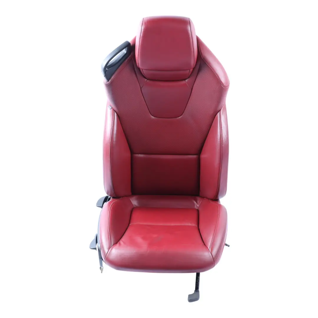 Front Right O/S Interior Red Leather to Mercedes SLK R172 Roadster Seat with Part number A1729109502 Mercedes SLK R172 Roadster Seat Front Right O/S Interior Red Leather - SKU A1729109502 - Part number A1729109502